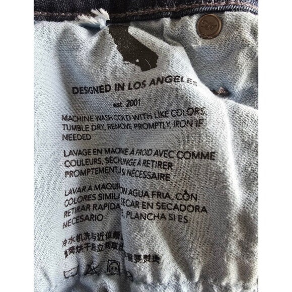 AG Adriano Goldschmeid New With Tags cigarette leg dark denim jeans size 27 - Picture 12 of 12